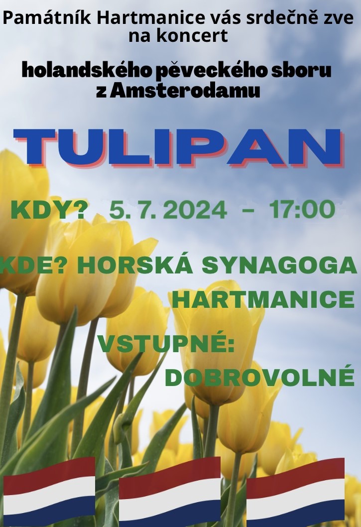 koncert holandského pěveckého sboru Tulipan